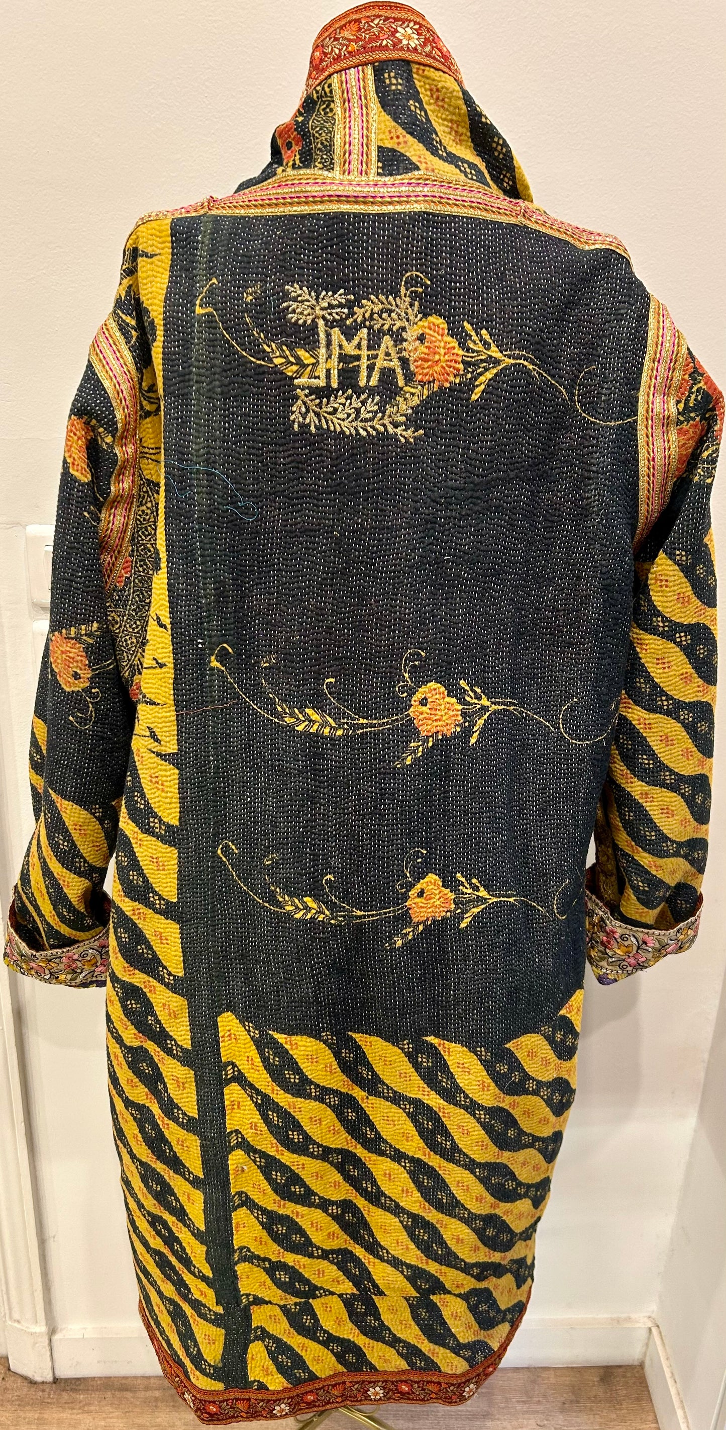 Manteau en Kantha