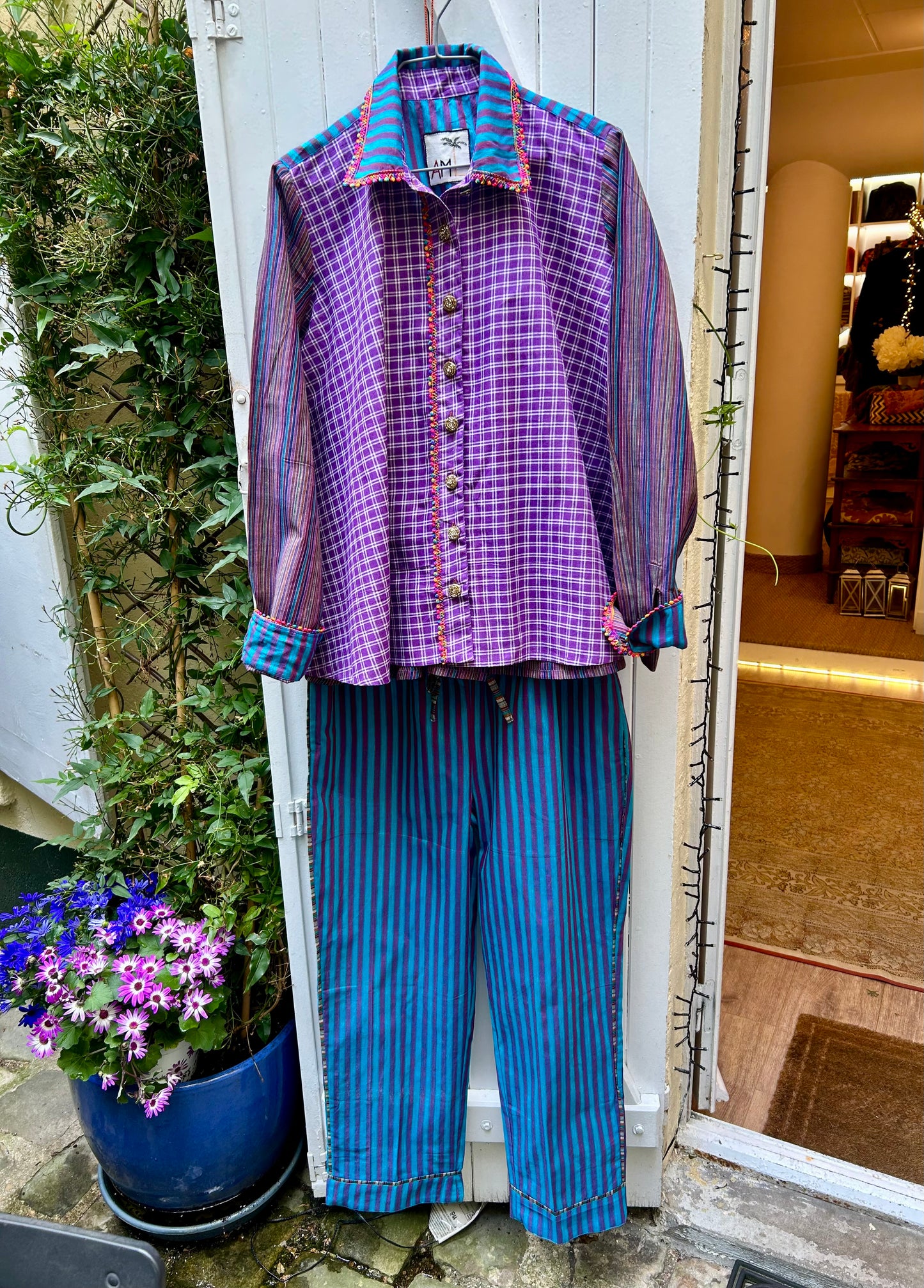 Pantalon en Khadi