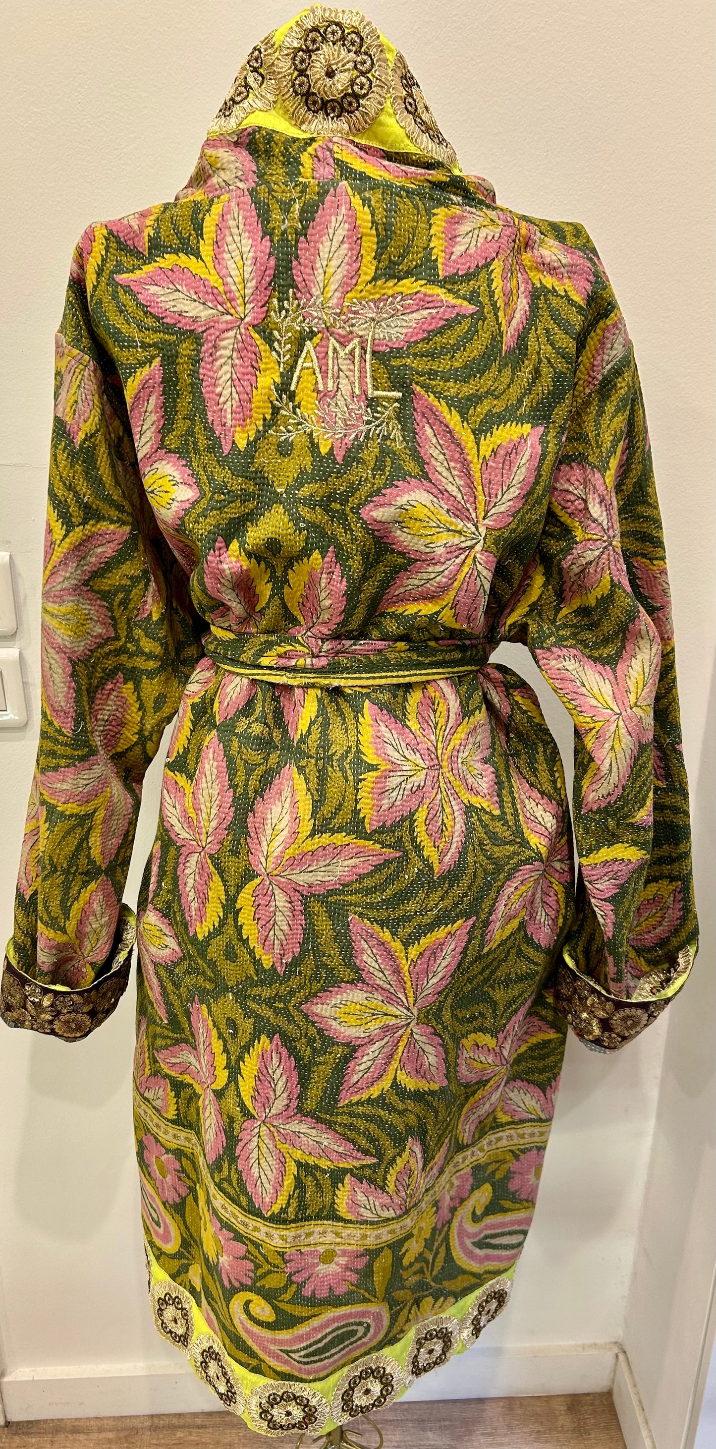 Manteau en Kantha