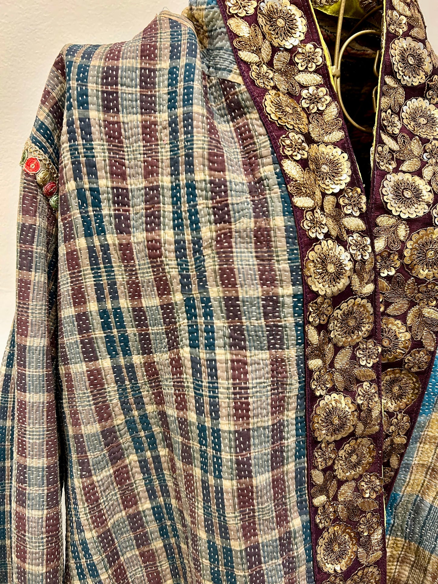 Manteau en Kantha