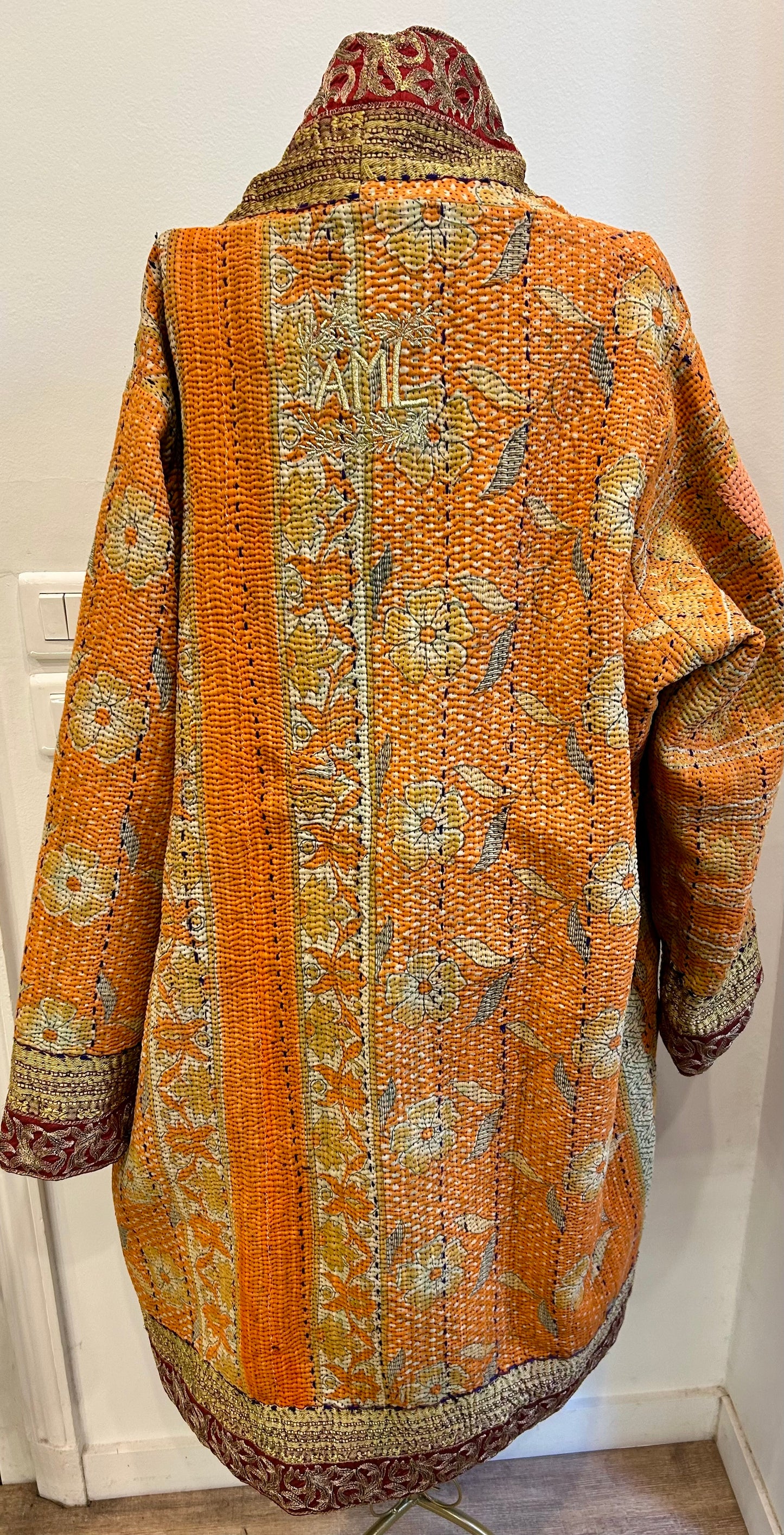 Manteau en Kantha