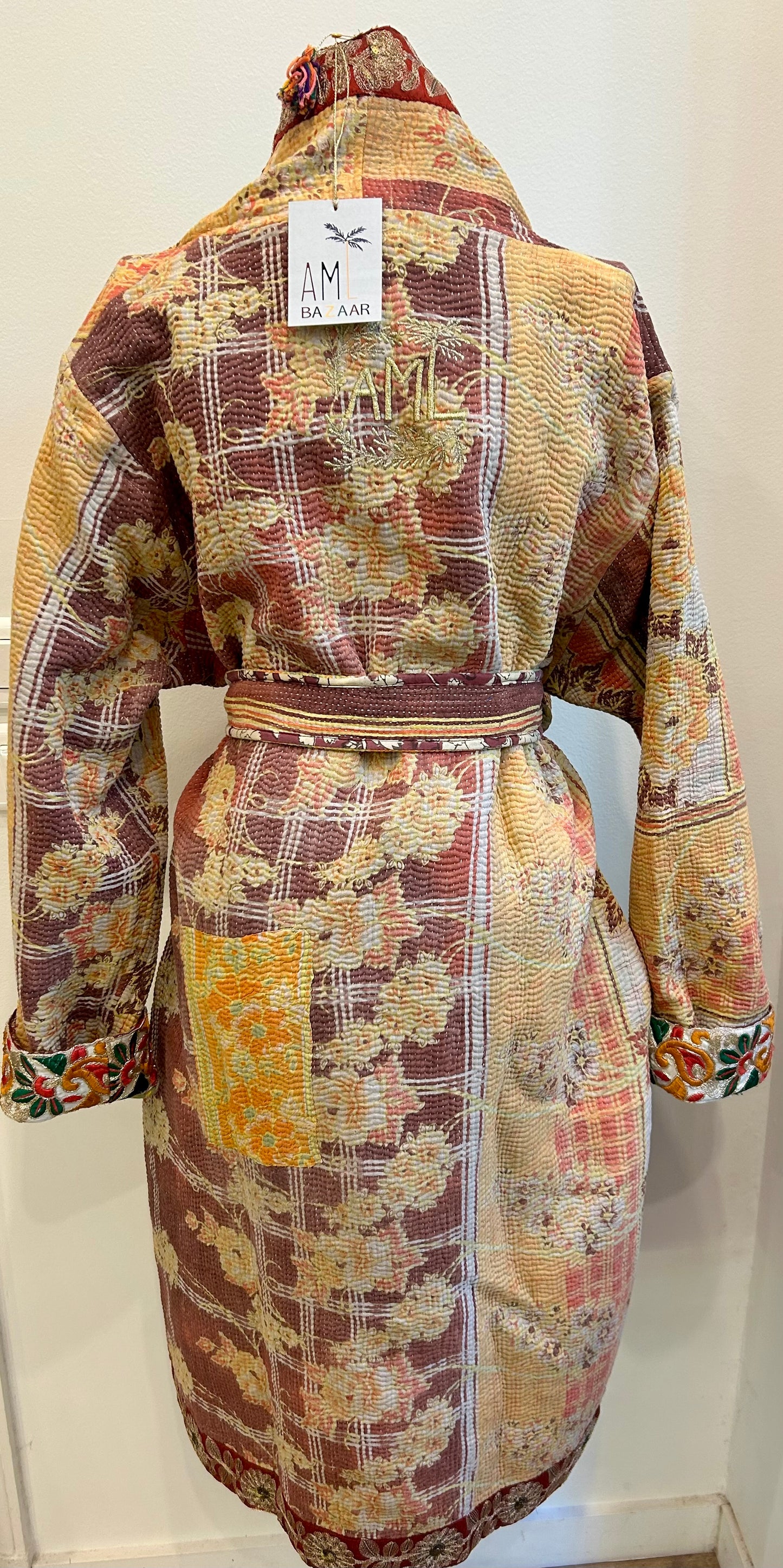 Manteau en Kantha