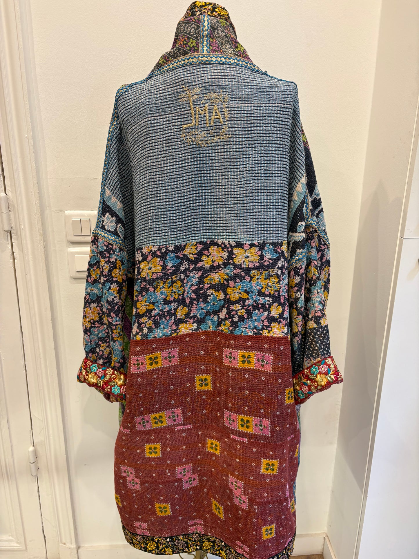 Manteau en Kantha