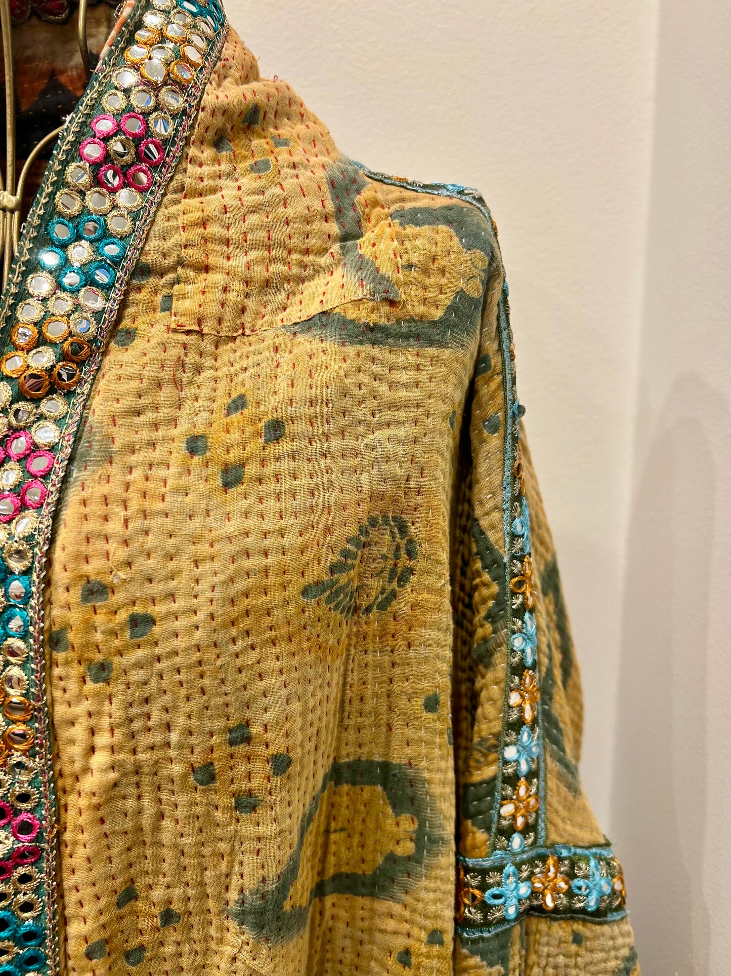 Manteau en Kantha