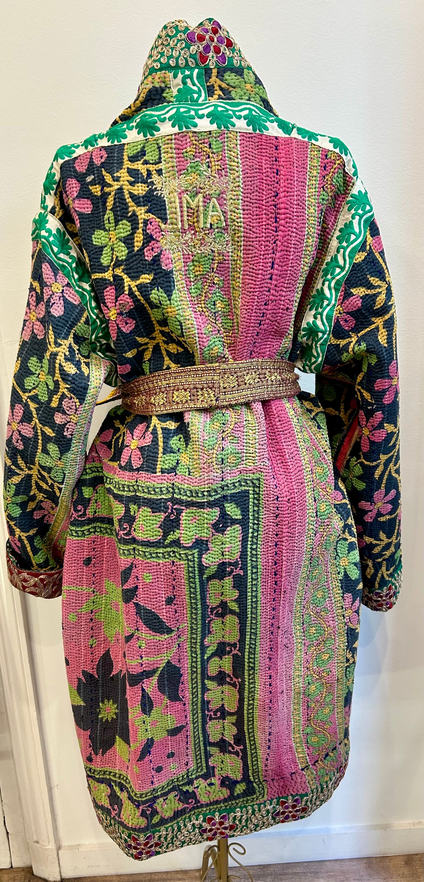 Manteau en Kantha