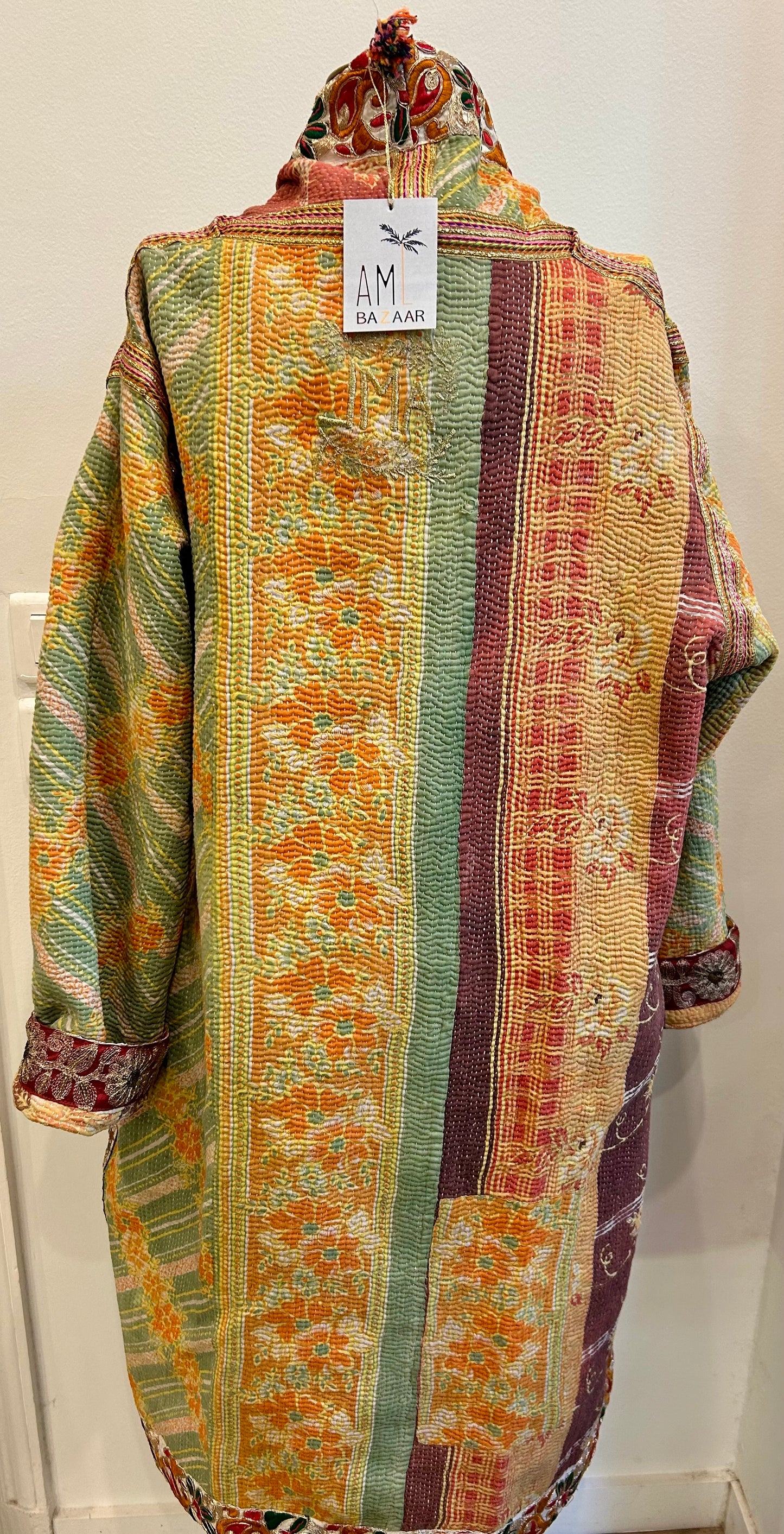 Manteau en Kantha