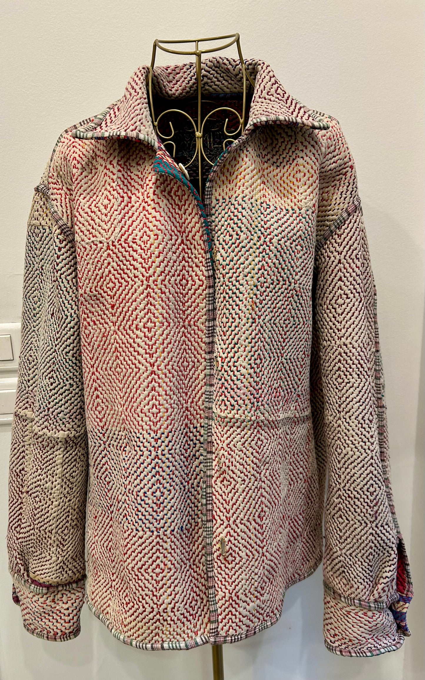 Veste en Kantha