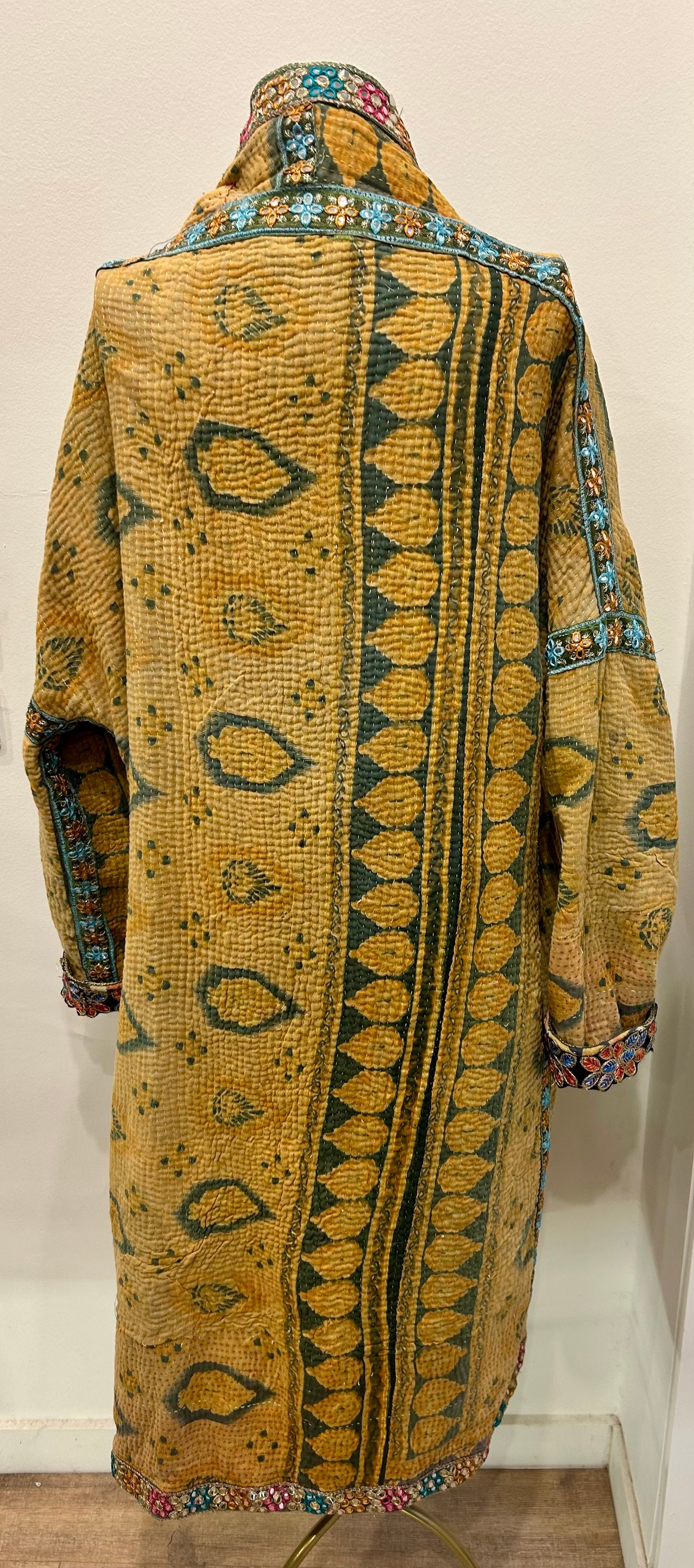 Manteau en Kantha