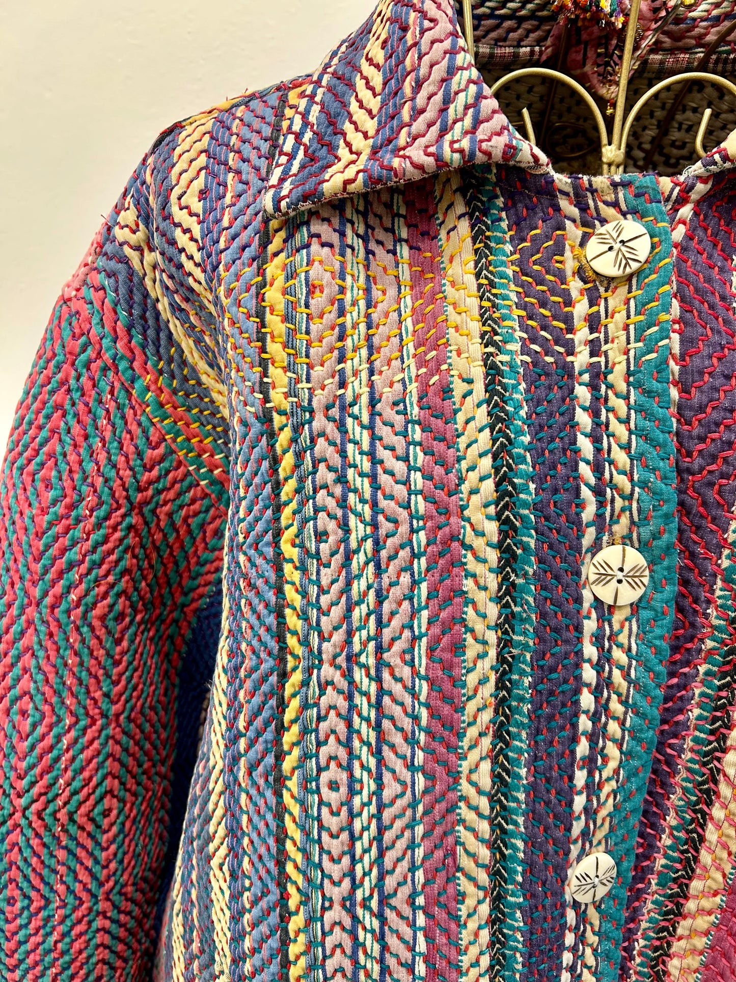 Veste en Kantha