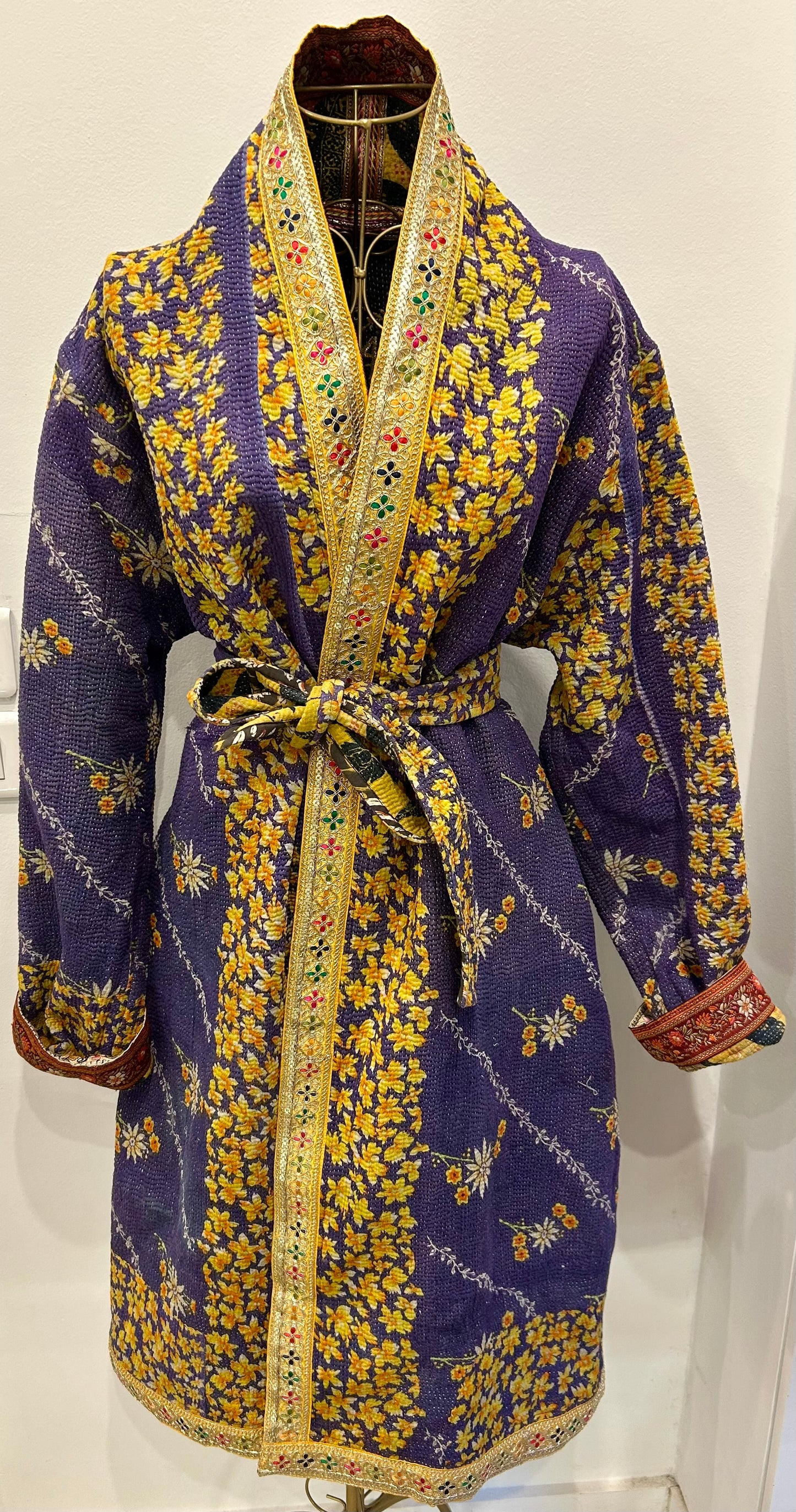 Manteau en Kantha