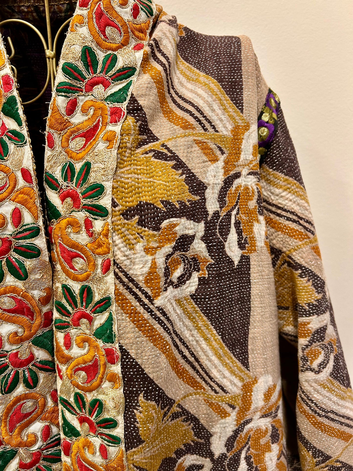 Manteau en Kantha