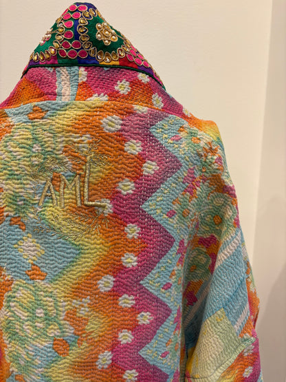 Veste en Kantha