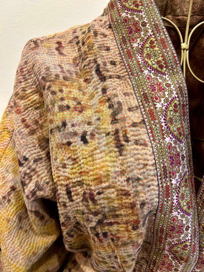 Manteau en Kantha