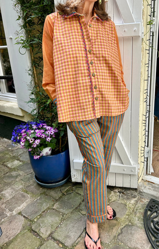 Pantalon en Khadi