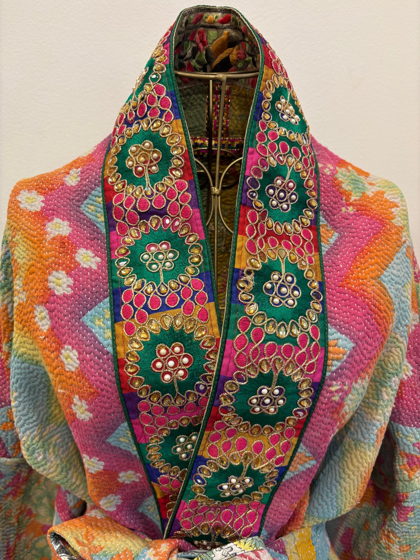 Veste en Kantha