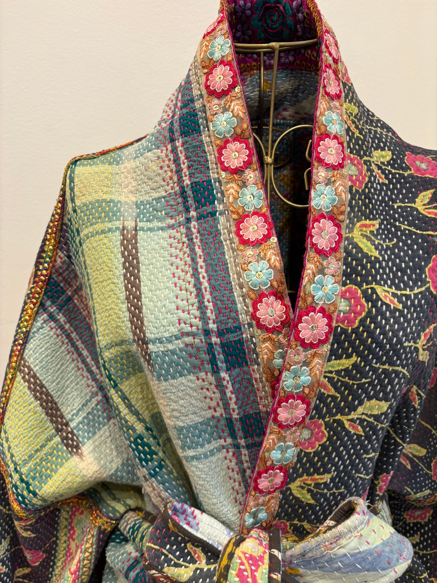 Veste en Kantha