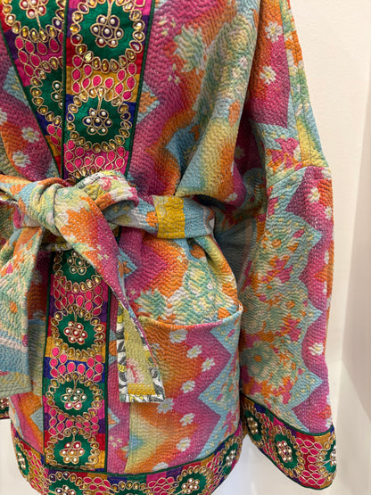 Veste en Kantha