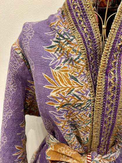 Manteau en Kantha