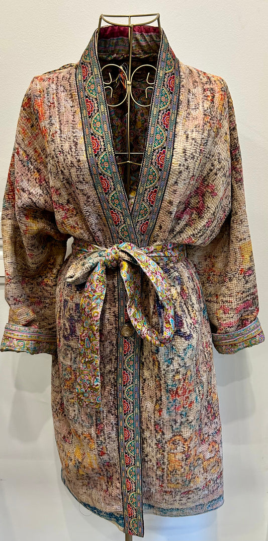 Manteau en Kantha