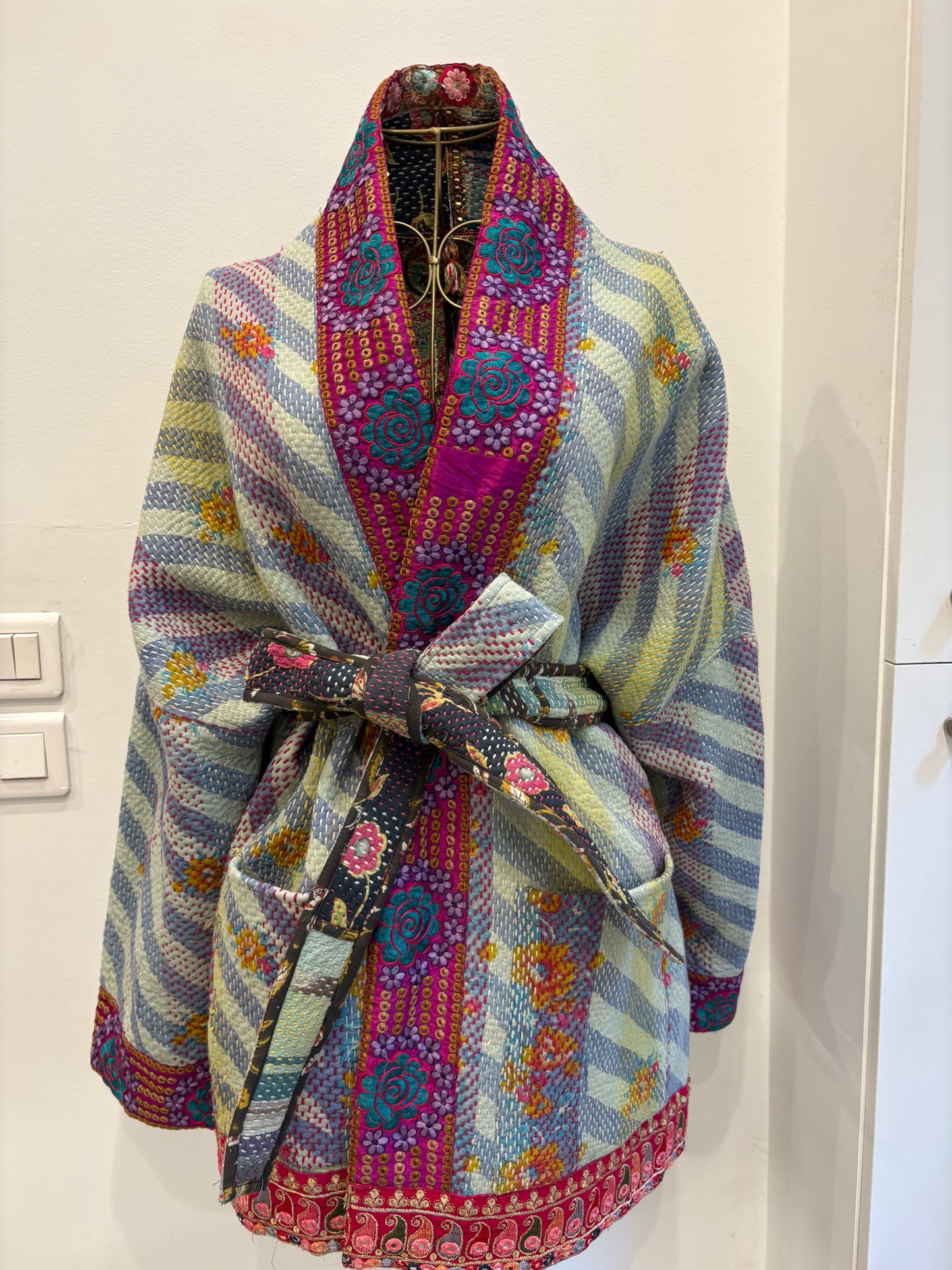 Veste en Kantha