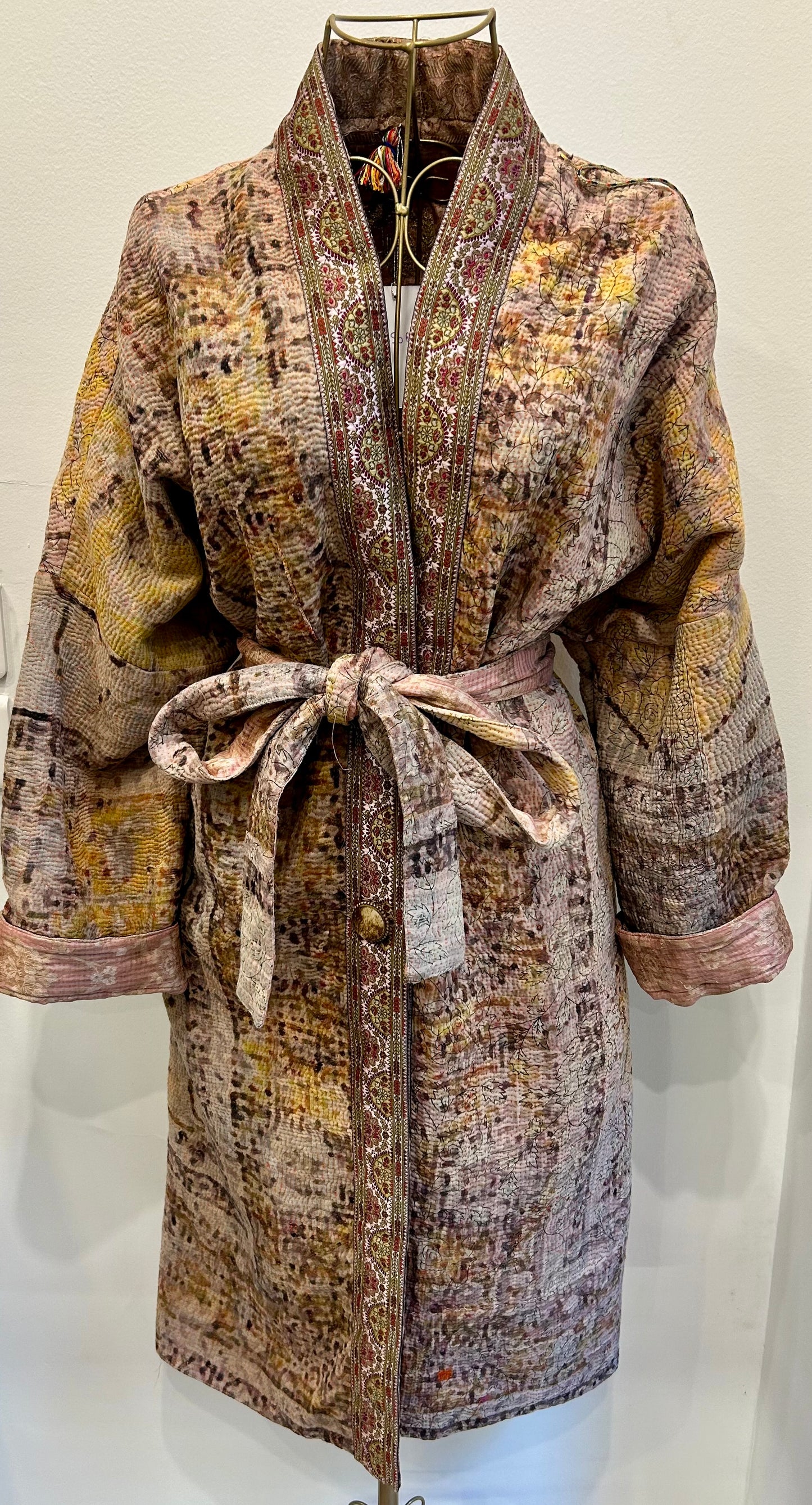 Manteau en Kantha