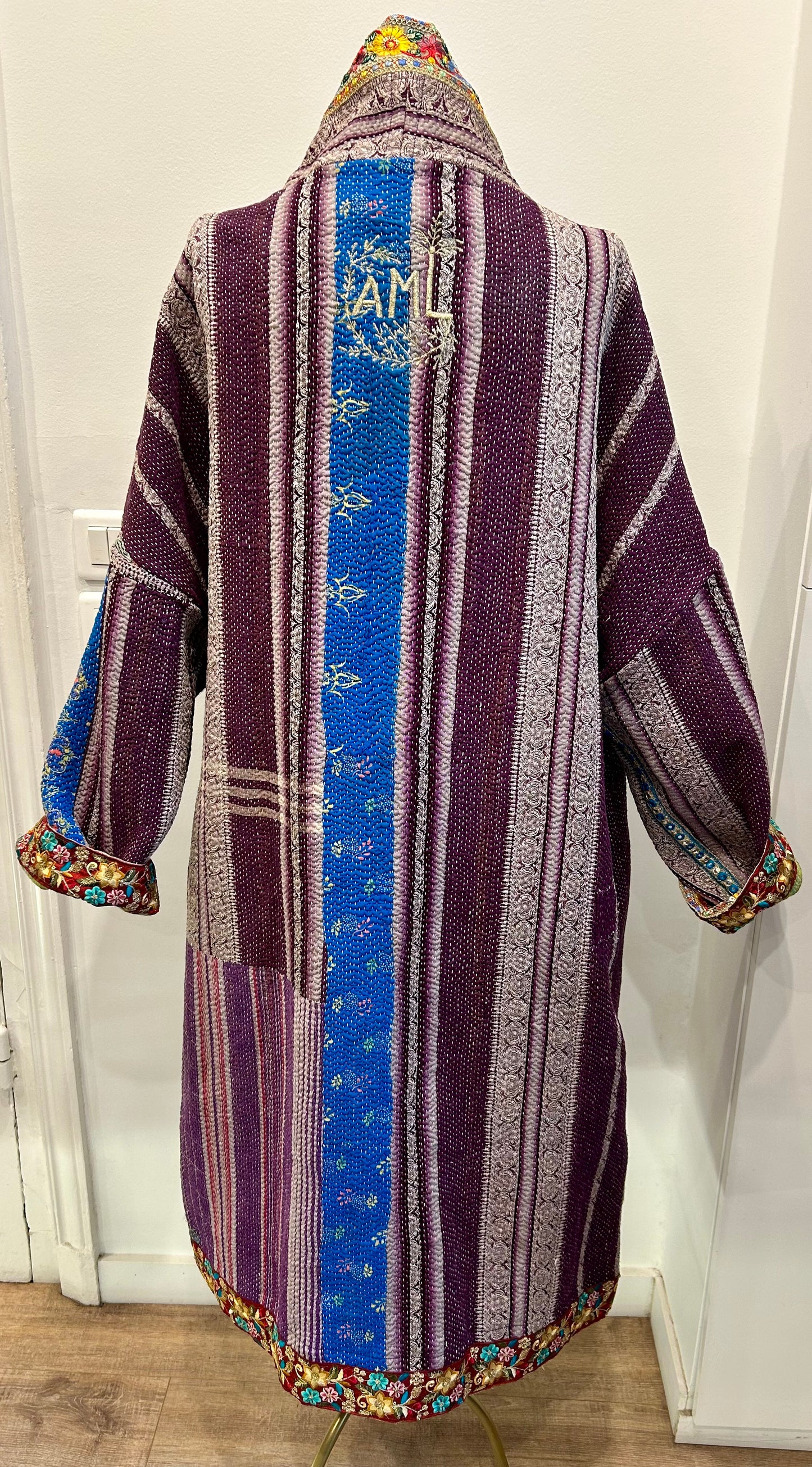 Manteau en Kantha