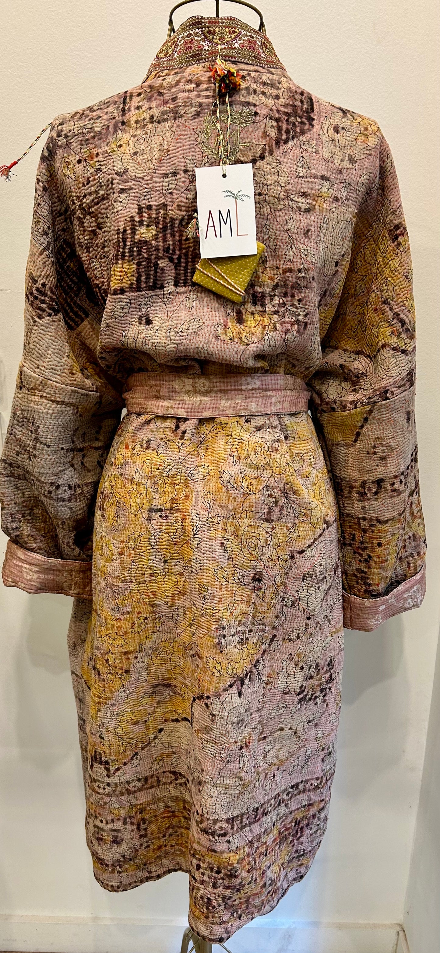 Manteau en Kantha