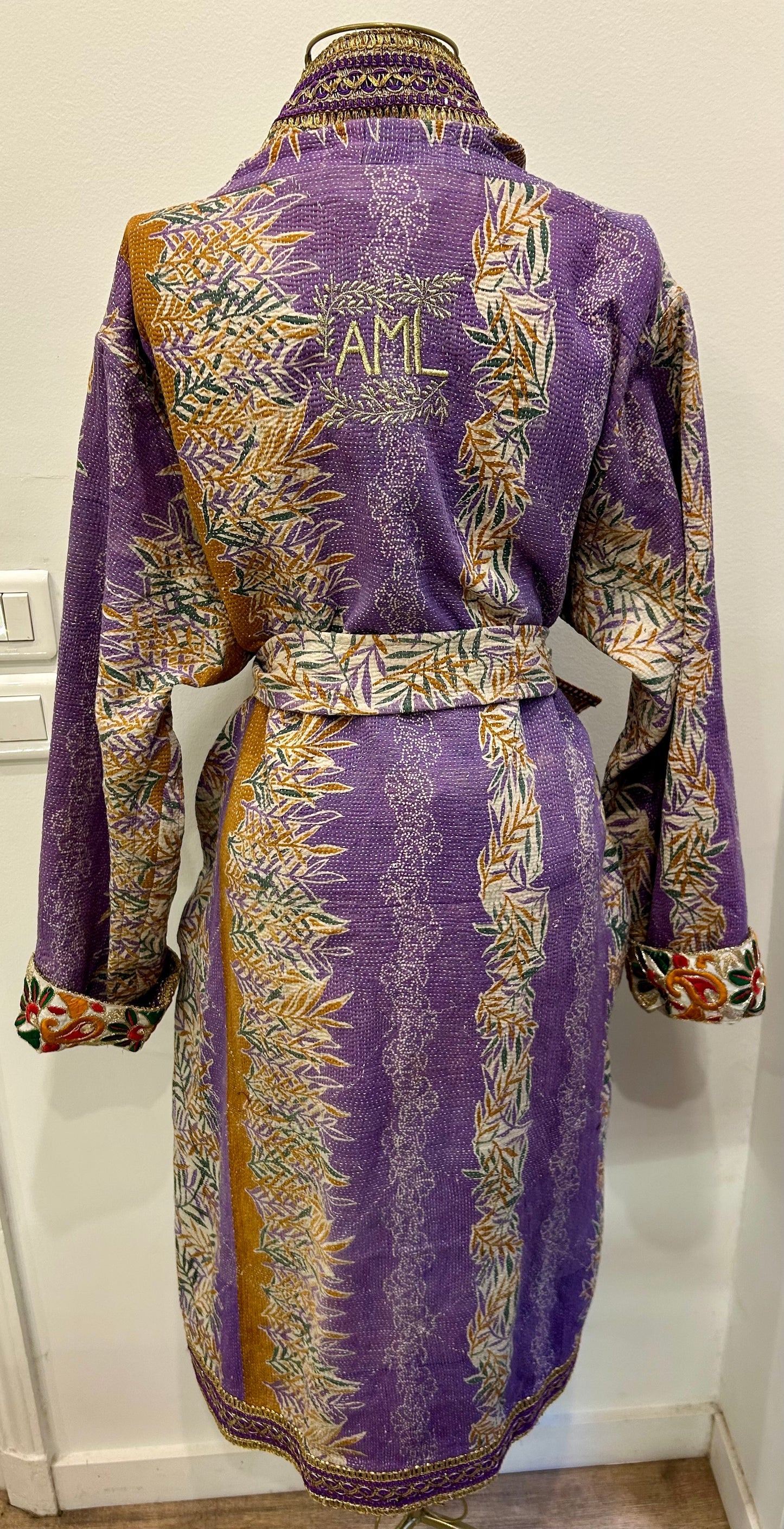 Manteau en Kantha