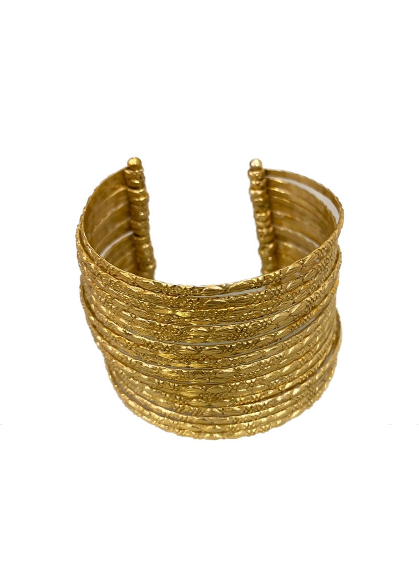 GOLD PATTERNED CUFF